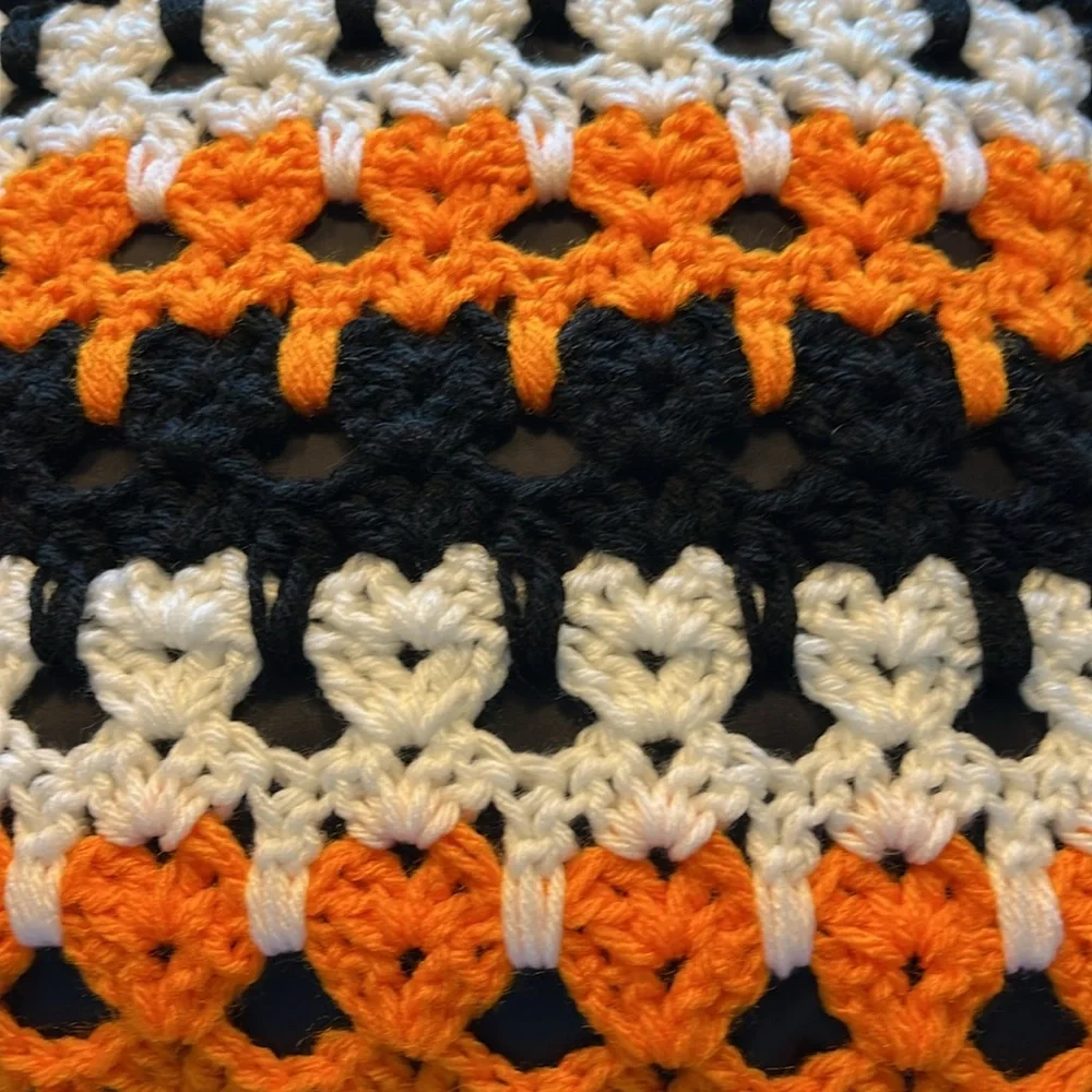 CROCHET CAT PILLOW
